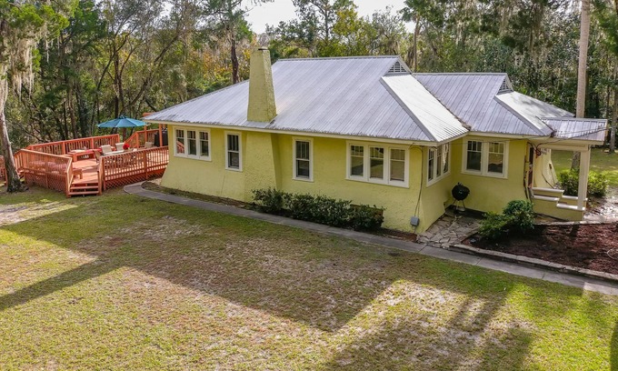 Dunnellon House | Beautiful Country Home on the Withlacoochee River/Rainbow River