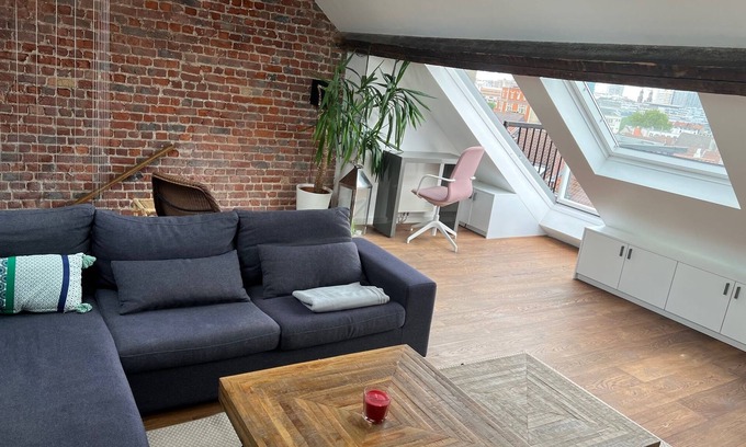 Wijk van de Squares Apartment | Beautiful Duplex at EU Quarter Exceptional View