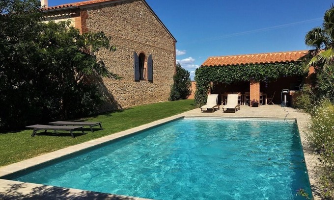 Ortaffa Other | Beautiful farmhouse - gîte 10/12 pers. - Garden & pool