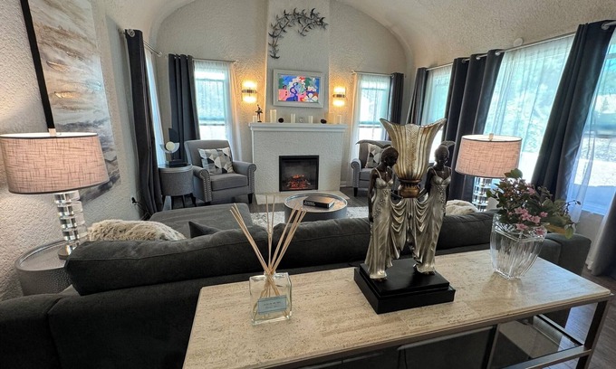 Riverside House | Beautiful home on historic street within walking distance of Riverside Plaza!