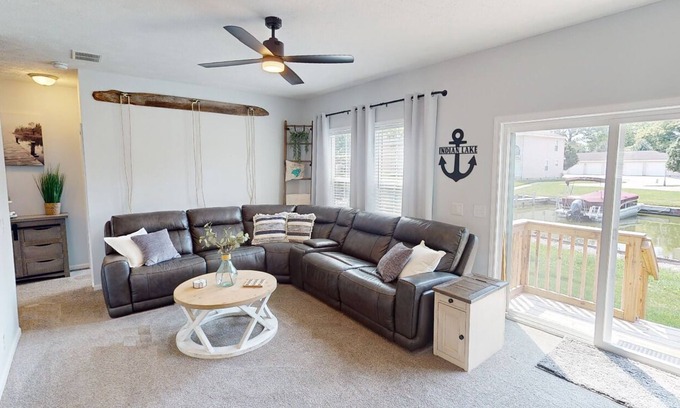 Lakeview Cottage | Beautiful Indian Lake home on Tecumseh Island canal!
