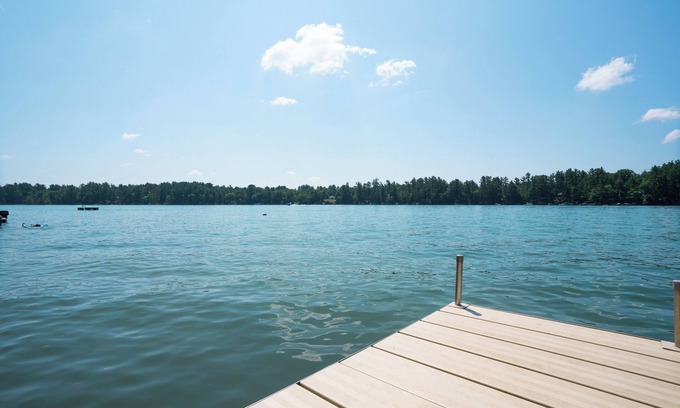 Wild Rose House | Beautiful Lake Home with large private frontage on crystal clear spring-fed lake