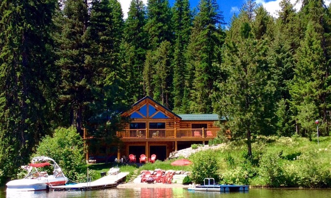 Seeley Lake Cabin | Beautiful Lakefront Cabin on Lake Inez for your summer or winter retreats!
