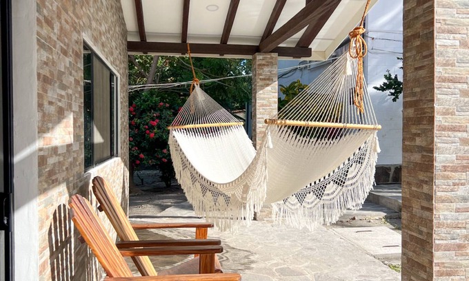 San Luis Talpa House | Beautiful modern tropical beach home + pool - steps away from ocean!