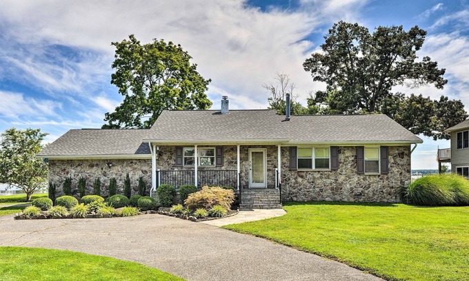 Bowleys Quarters House | Beautiful Middle River Retreat w/ Boat Dock!