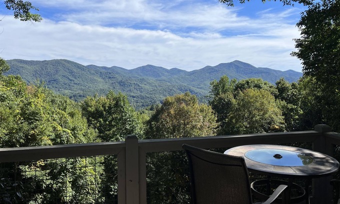 Sylva Cabin | Beautiful Mountain Cabin with Amazing Views and Cascading Waterfall