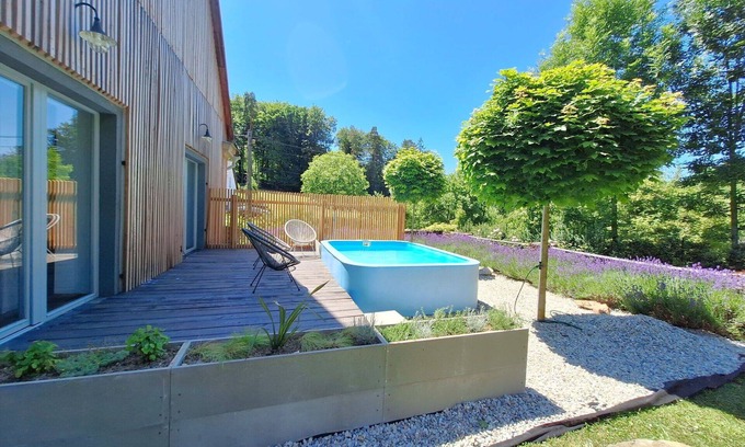 Brnicko House | Beautiful private villa for 6 guests with WIFI, private pool, terrace, panoramic view and parking