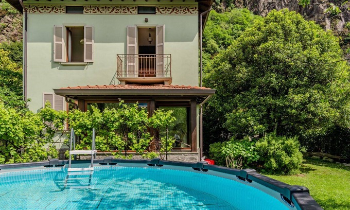 Dervio House | Beautiful private villa with WIFI, private pool, TV, terrace, panoramic view and parking