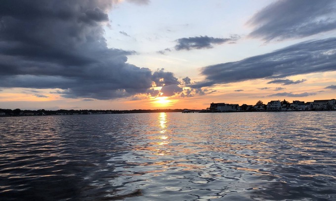 Brick House | Beautiful River Sunsets