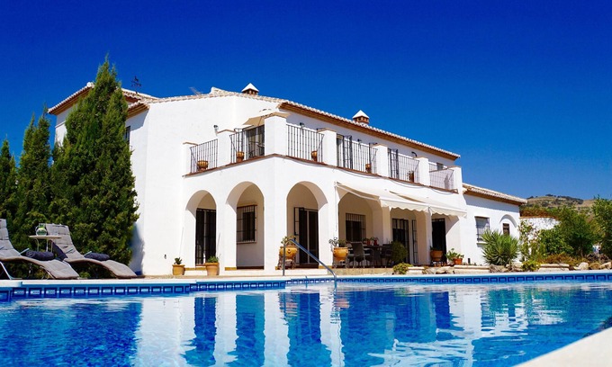 Valle de Abdalagis Villa | Beautiful rural Cortijo with large pool and breathtaking views
