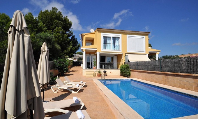 Cala Pi House | Beautiful Villa "Es Pas" with Pool, Air Conditioning, Wi-Fi, Terraces & Ocean Views