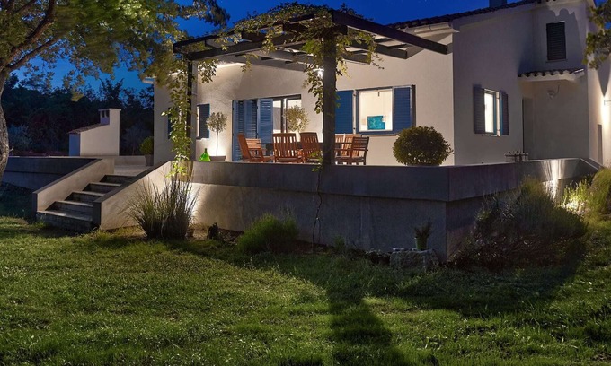 Garica Cabin | Beautiful villa with private pool on island Krk, ideal for lovers of nudism