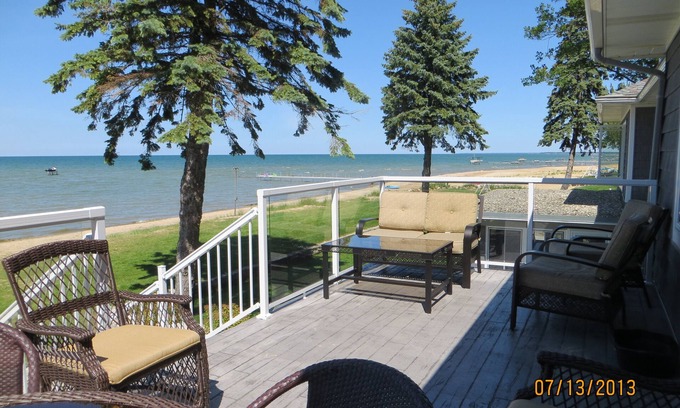 Caseville House | Beautiful Waterfront Home With All The Comforts 150' of Lakefront Last Season