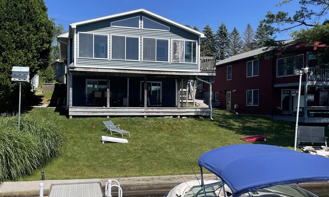 Pittsfield House | Beautiful Waterfront home with deep water dock on Onota Lake