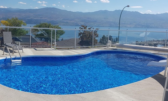Central Okanagan House | Beautiful West Kelowna Home with saltwater pool and breathtaking view