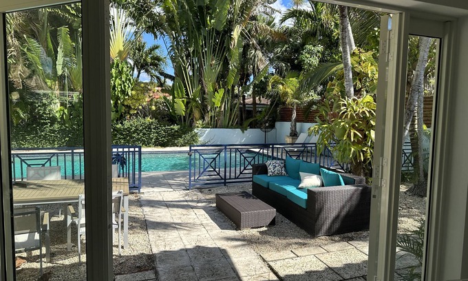 Surfside House | Beautifully Remodeled Surfside Beach House w/Heated Pool 4 Blocks to the Beach