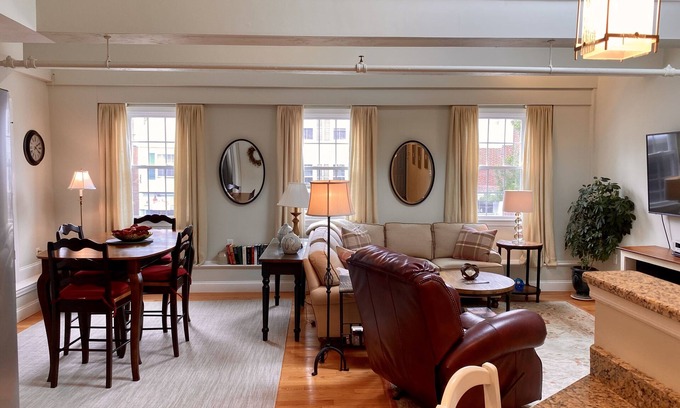 Plymouth Cultural District Condo | Beautifully Renovated Downtown Luxury Condo, a block from the rock!