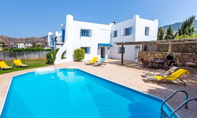 Pomos Villa | Beautifully Styled Villa, Private Pool, Hot Tub, Spectacular Sea Views, In Pomos 350 m to a Beach!