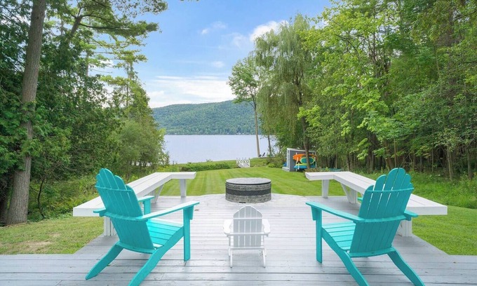North Lake George House | Beauty and Seclusion on Lake George Awaits You!