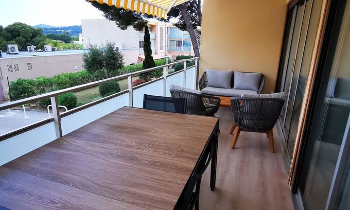 La Faviere Condo | BEL Appartement 3 PP A 150 M de la Plage Dans Résidence Sécurisée 2MN A Pied