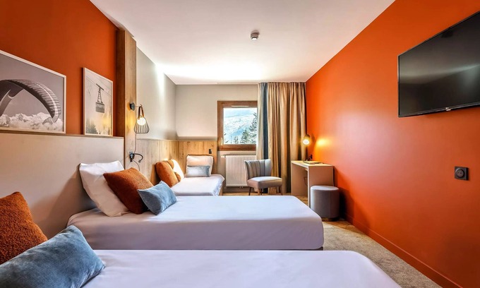 Flaine Apartment | Belambra Clubs Flaine Panorama - All inclusive - Premium 2 Bedroom Apartment 4 Adults with Balcony and View