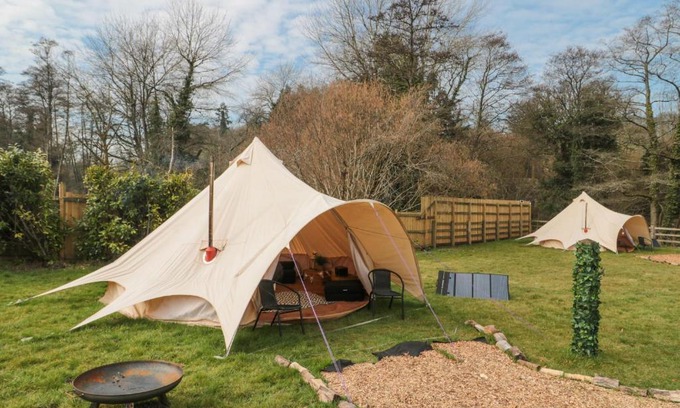 Camerton House | Bell tent 3