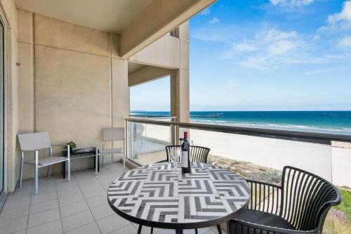 Glenelg Apartment | Belle Escapes - Beachfront Balcony Glenelg