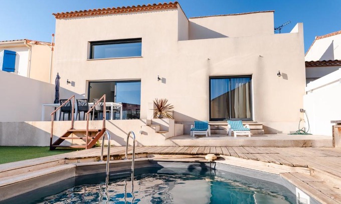 Gruissan House | Belle villa avec piscine - Maison de Margaux
