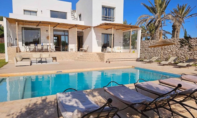 Ghazoua Villa | Belle Villa Piscine Chauffée 5 Chambres 10mn Golf d Essaouira et de Sidi Kaouki