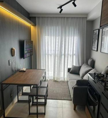 Panamby Apartment | Belo Studio com suíte e varanda
