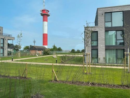 Marienleuchte Apartment | BeltBlick 14- Küstenleuchten - Moderne Ferienwohnung direkt am Strand mit Sauna und Garten!