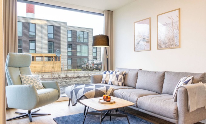 Marienleuchte Apartment | BeltBlick 19 - Garden. Sauna. Family friendly.
