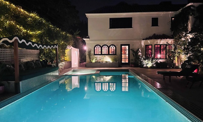 Los Feliz Villa | Berendo Villa - Spanish Revival Villa w/Pool & Lush Garden