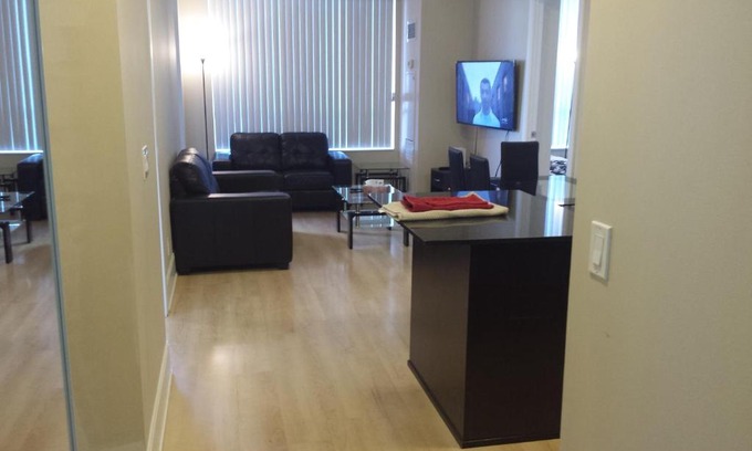 Downtown Mississauga Apartment | BEST LOCATION/SPECTACULAR VIEW 2 BEDROOMS FURNISHED CONDO S/L RENT