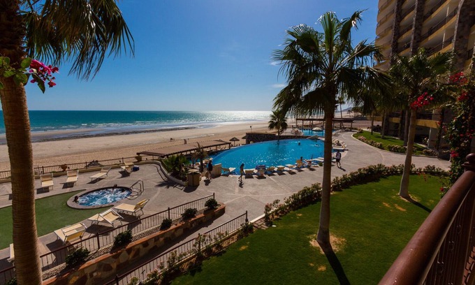 Bella Vista Condo | Best Views on Sandy Beach! 2nd Floor Ocean Front Luxury Condo at Sonoran Sky