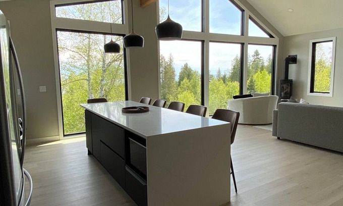 Lutsen Cabin | Big views of Lake Superior await you in this two bedroom, two bath cabin!