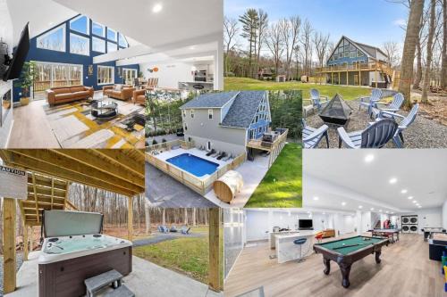 Pocono Lake House | Big Villa,4 Masters, Heated Pool, Hot Tub, Sauna