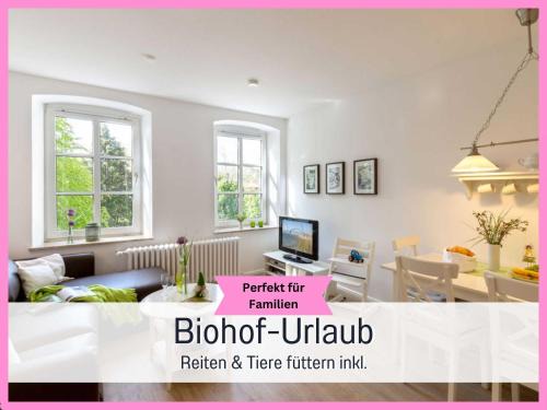 Gammendorf Apartment | Bio Ferienhof Wichtelweide - Fewo Rosmarin