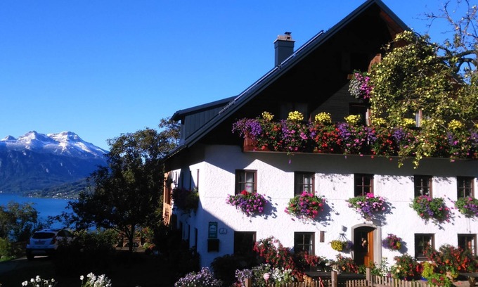 Steinbach am Attersee Apartment | Biobauernhof Lublasser Dickerl - Holiday apartment for 2-5 persons