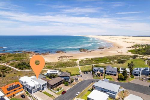 Anna Bay House | Birubi First Wave, 45a Ocean Ave - pet friendly, waterfront, waterviews, air con, Wi-Fi