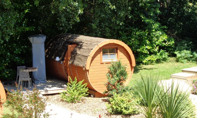 Lannion House | "Blue Angelite" Barrel for 2 people