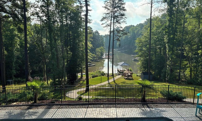 Catawba House | Blue Bayou: Luxury Lake Norman Retreat - Private Pool, Hot Tub, Deep Water Dock