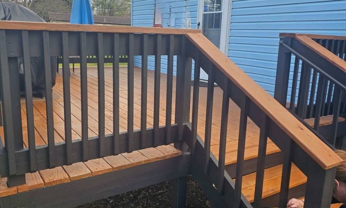 Logan Cottage | Blue Cottage With Game Room Deck & Hot Tub