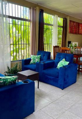 Puerto Jimenez House | Blue House with Air-Conditioning