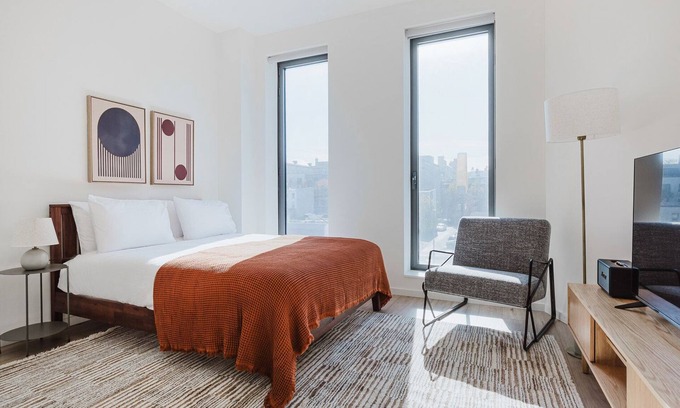 Prospect Heights Apartment | Blueground | Clinton Hill, pool, gym & AC, nr park