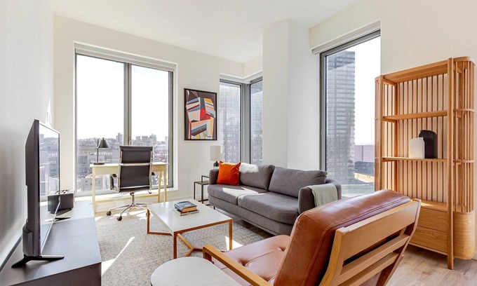 Prospect Heights Apartment | Blueground | Clinton Hill, pool, gym & AC, nr park