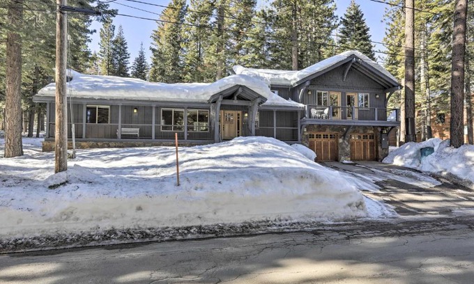 Tahoe Woods House | Bluerock Retreat by Tahoe Getaways - 3 BR Pet-Friendly West Shore Cabin with 3 Fireplaces, Short Drive to Skiing