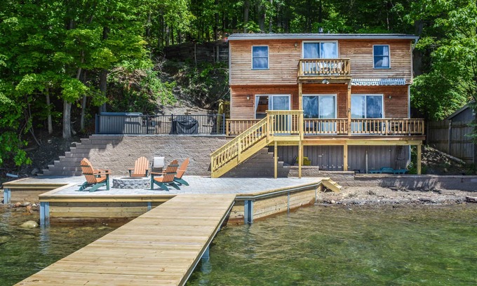 Keuka Park Cottage | Bluestone Cottage: Sit back, Relax, and Enjoy Breathtaking Sunsets!
