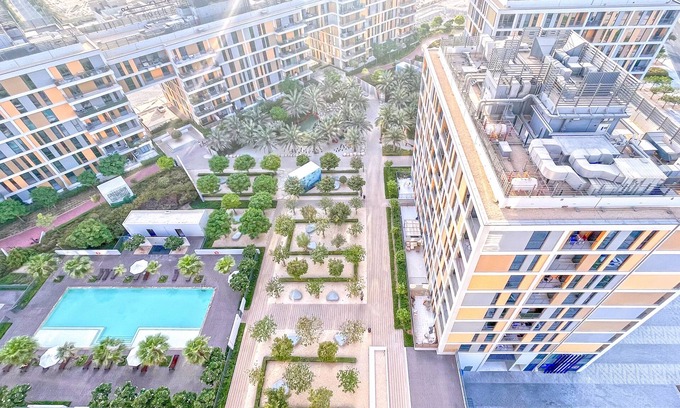 Ajman Apartment | bnbme | Midtown By Deyaar Afnan District | STUDIO