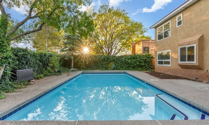 Northeast Heights House | BNEW 6BR Postmodern 3k+sqft. Home in ABQ w/Pool!